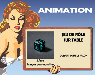 animation jeu de rôles (sur table) au salon des Auxerre Galactic Days