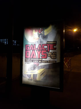 affiche auxerre galactic days 4° édition, sucette municipale