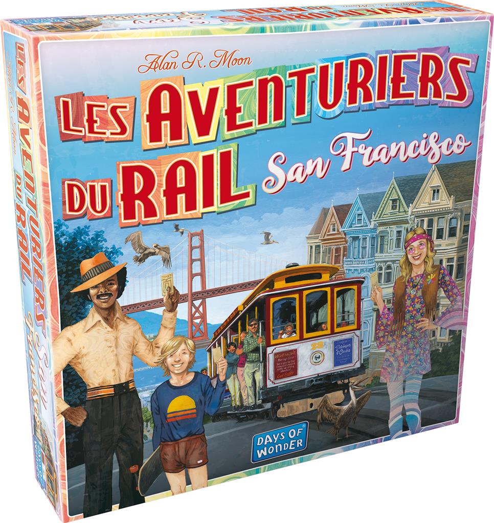 Boite du jeu les aventuriers du rail San Francisco