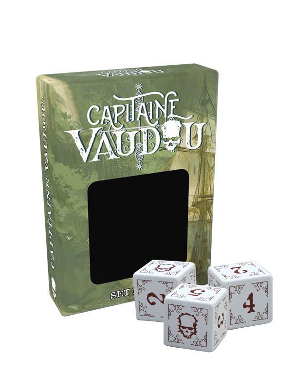 set de dés Capitaine Vaudou